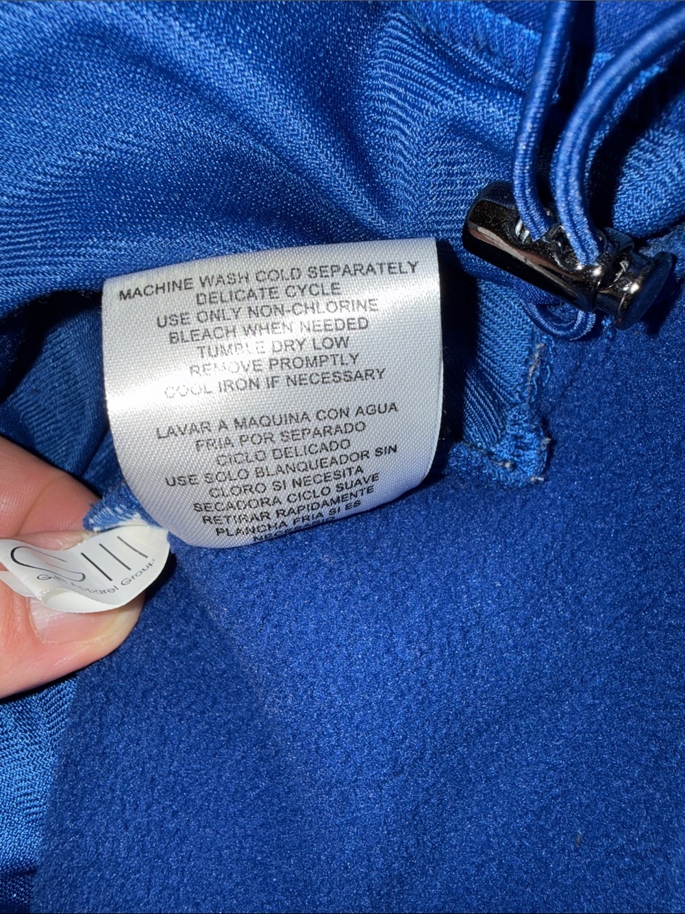 NFL Colts Navy Blue Jacket with White Trim - Picture 6 of 10
